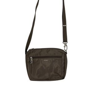 Travelon Anti-Theft Crossbody Bag Olive Green Gray Medium Unisex RFID Secure